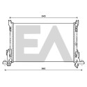 Radiador, refrigeración del motor EACLIMA 31R60088ELA