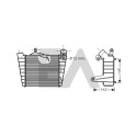 Radiador de aire de admisión EACLIMA 36A77020ELA