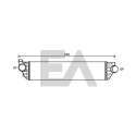 Radiador de aire de admisión EACLIMA 36A60041ELA