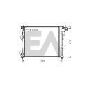 Radiador, refrigeración del motor EACLIMA 31R60150ELA