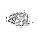 Ventilador, refrigeración del motor