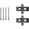 Kit de accesorios, pastillas de frenos