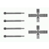 Kit de accesorios, pastillas de frenos