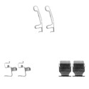 Kit de accesorios, pastillas de frenos