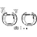 Juego de zapatas de frenos HELLA 8DB 355 004-431