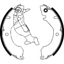 Juego de zapatas de frenos