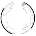 Juego de zapatas de frenos