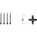Kit de accesorios, pastillas de frenos