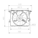 Ventilador, refrigeración del motor