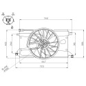 Ventilador, refrigeración del motor