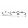 Juego de 4 pastillas de freno ROADHOUSE 2208.02