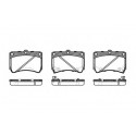 Juego de 4 pastillas de freno ROADHOUSE 2212.42