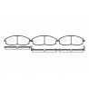 Juego de 4 pastillas de freno ROADHOUSE 2703.02