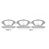 Juego de 4 pastillas de freno ROADHOUSE 21392.00