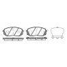 Juego de 4 pastillas de freno ROADHOUSE 21302.22