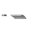 Correa trapecial poli V Micro-V®