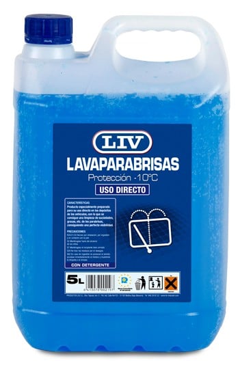 LAVAPARABRISAS COCHE 5LT 10% AZUL USO DIRECTO (UNIDAD)