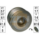 Rueda libre alternador