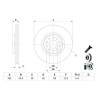 Disco de freno BOSCH 0 986 479 G82