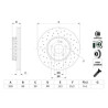 Juego de disco de freno BOSCH 0 986 479 H37