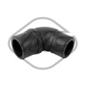 Tubo flexible, ventilación bloque motor