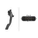 Sensor, posición pedal