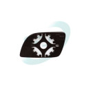 Cristal de espejo, retrovisor exterior SPJ L-0302