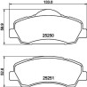 Juego de pastillas de freno HELLA 8DB 355 040-561