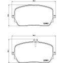 Juego de pastillas de freno HELLA 8DB 355 039-211