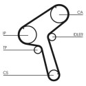 Juego de correas dentadas CONTINENTAL CTAM CT843K1