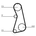 Juego de correas dentadas CONTINENTAL CTAM CT869K2