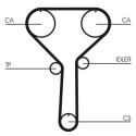 Correa dentada CONTINENTAL CTAM CT992