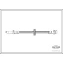 Tubo flexible de frenos CORTECO 19031728