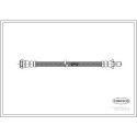 Tubo flexible de frenos CORTECO 19032516