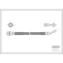 Tubo flexible de frenos CORTECO 19033580