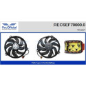 Motor eléctrico, ventilador del radiador RECOFICIAL RECSEF70000.0