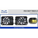 Motor eléctrico, ventilador del radiador