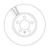 Disco de freno TRW DF6964