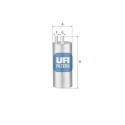 Filtro combustible UFI 31.A38.00