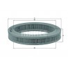 Filtro de aire MAHLE ORIGINAL LX 621