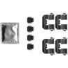 Kit de accesorios, pastillas de frenos