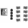 Kit de accesorios, pastillas de frenos