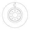Disco de freno TRW DF6933