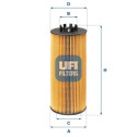 Filtro de aceite UFI 25.236.00