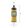 Filtro de aceite UFI 25.251.00