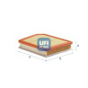 Filtro de aire UFI 30.C65.00