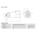 Motor de arranque BOSCH 0 986 011 570