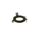 Sensor, temp. gas escape