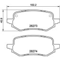 Juego de pastillas de freno BREMBO P 24 237