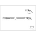 Tubo flexible de frenos